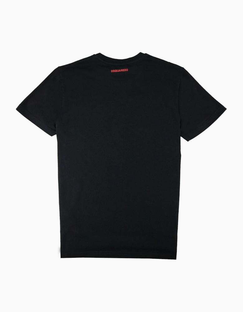 Dsquared2 Kids DSQ2 Milano Italy Tshirt Black