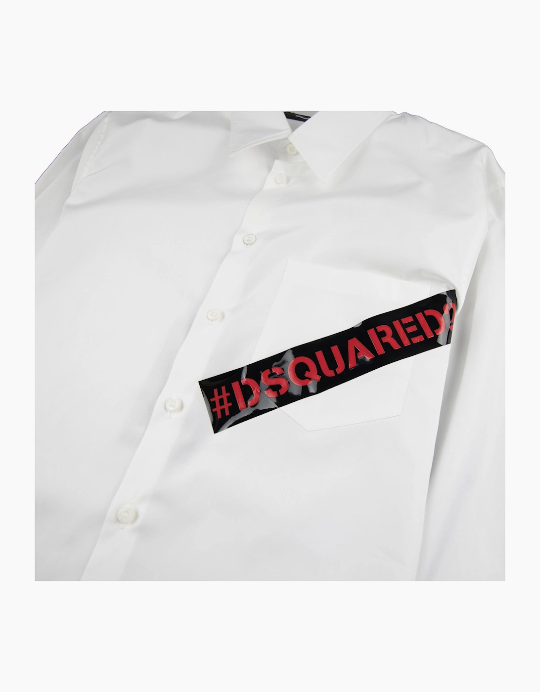 Dsquared2 Tape Pocket Shirt White