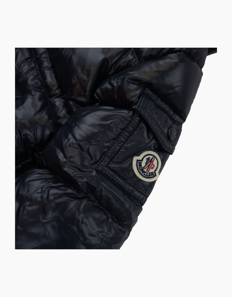Moncler Junior Maire Hooded Down Jacket Navy 742