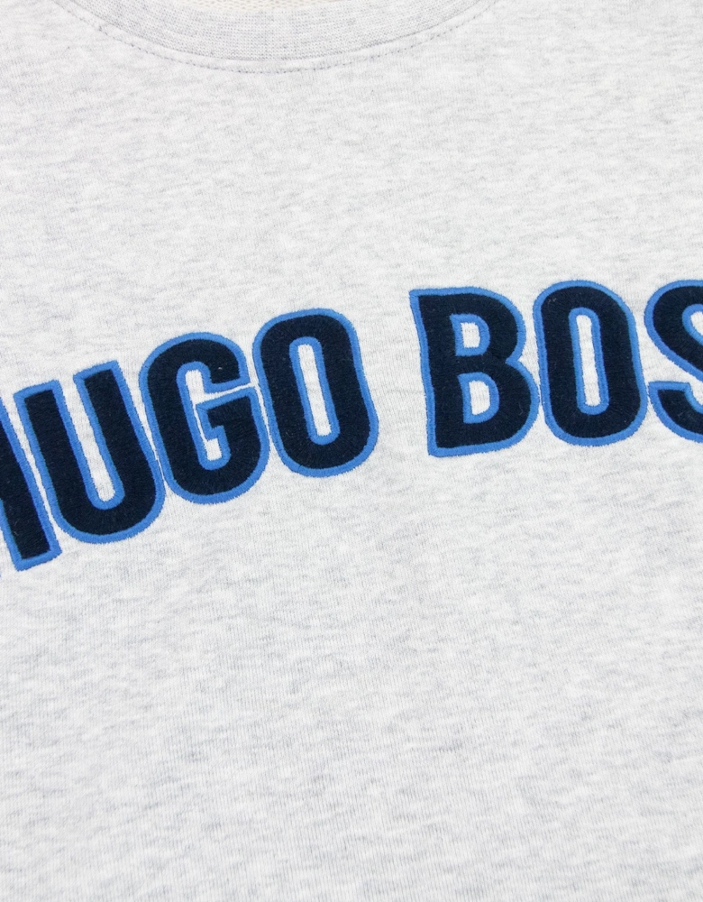 Hugo Boss Kids Brand Logo Crewneck Sweatshirt Grey 089