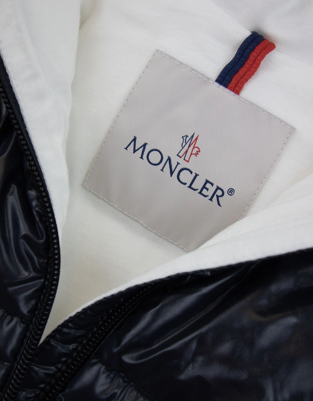 Moncler Junior Maire Hooded Down Jacket Navy 742