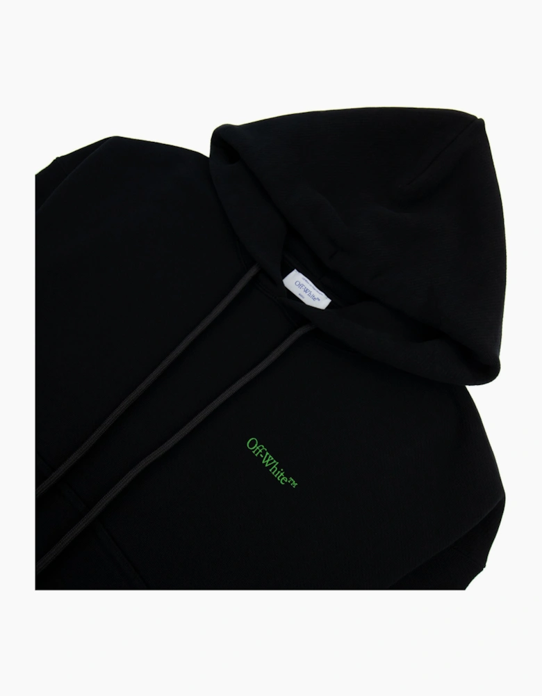 Off White Moon Cam Arrow Skate Hoodie Black/green