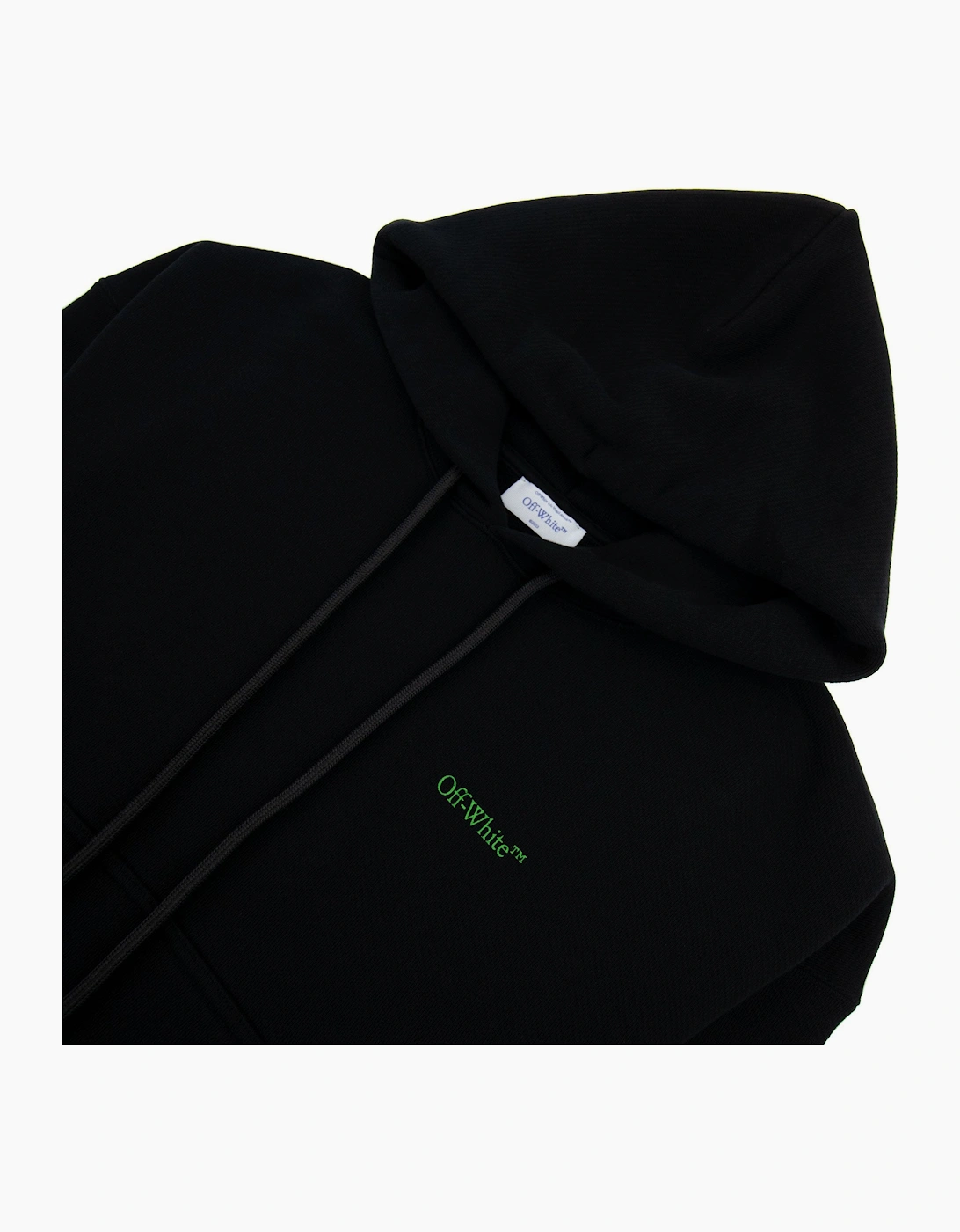 Off White Moon Cam Arrow Skate Hoodie Black/green