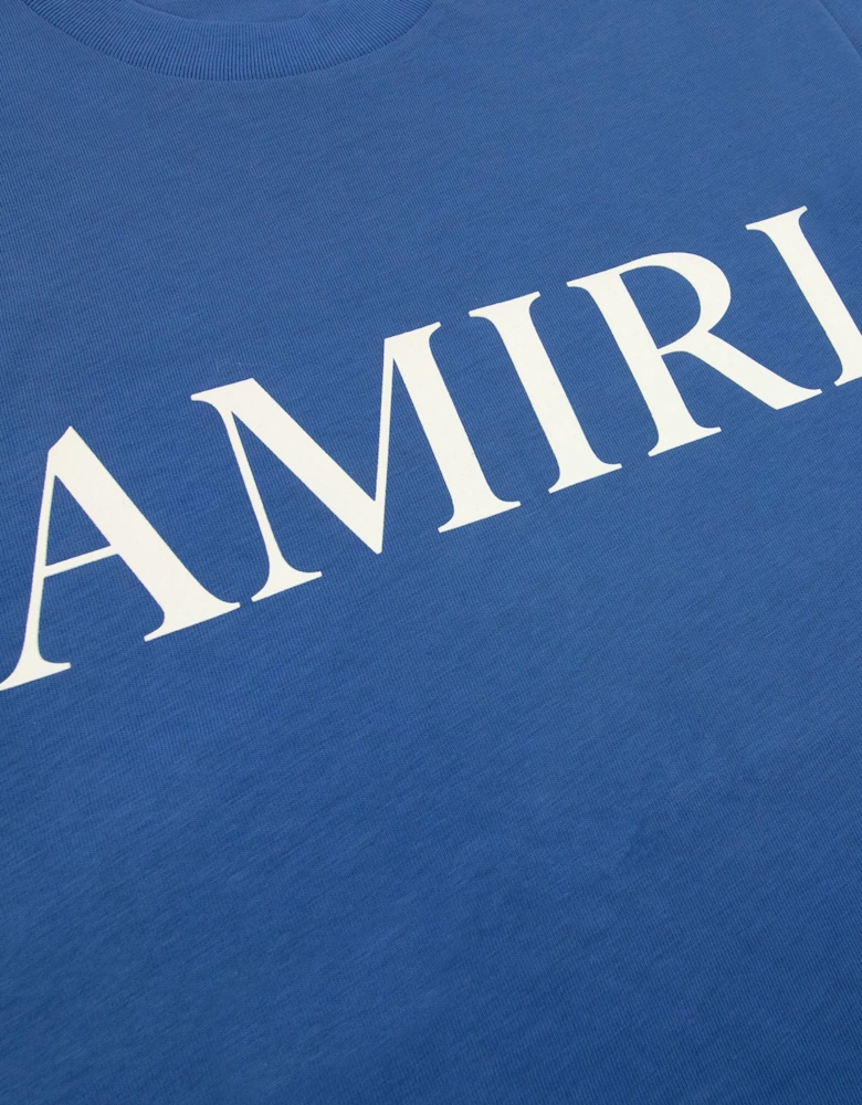 Amiri Core Logo T Shirt Blue