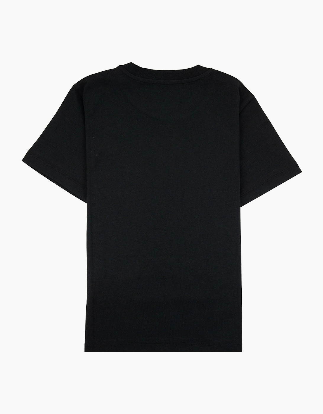 Moncler Junior Logo Cotton T-shirt Black 999