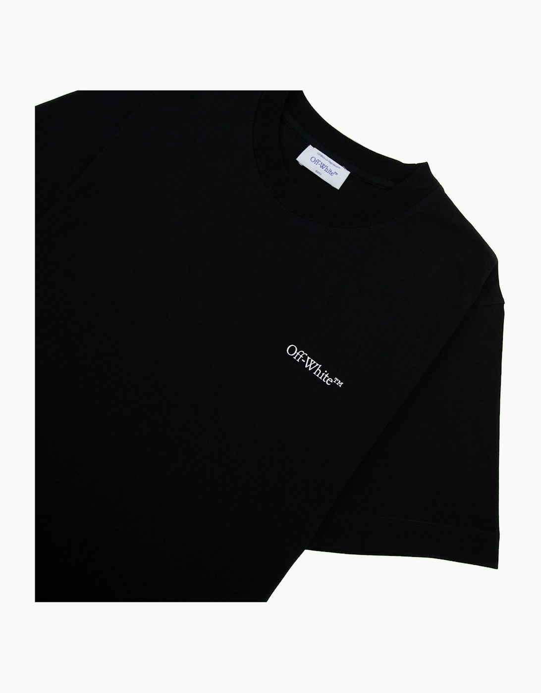 Off White Scratch Arrow Slim S/s T Shirt Black/white