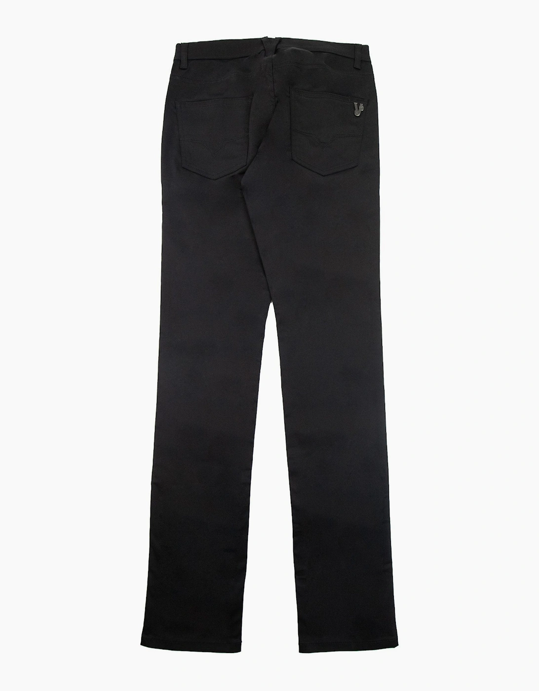 Versace Jeans Raso Tiger Metal Logo Jean Black