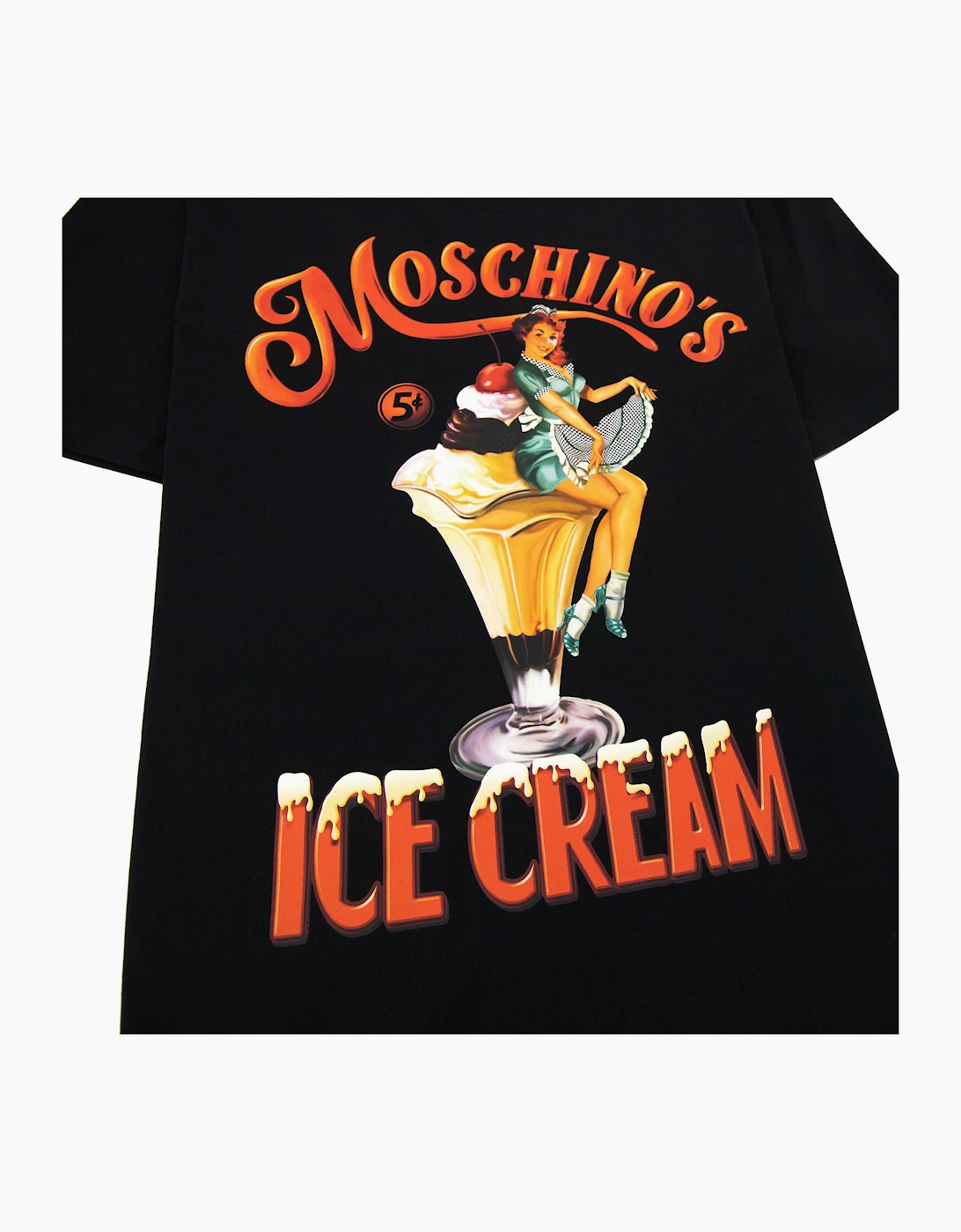 Moschino Couture Moschino Ice Cream T-shirt Black