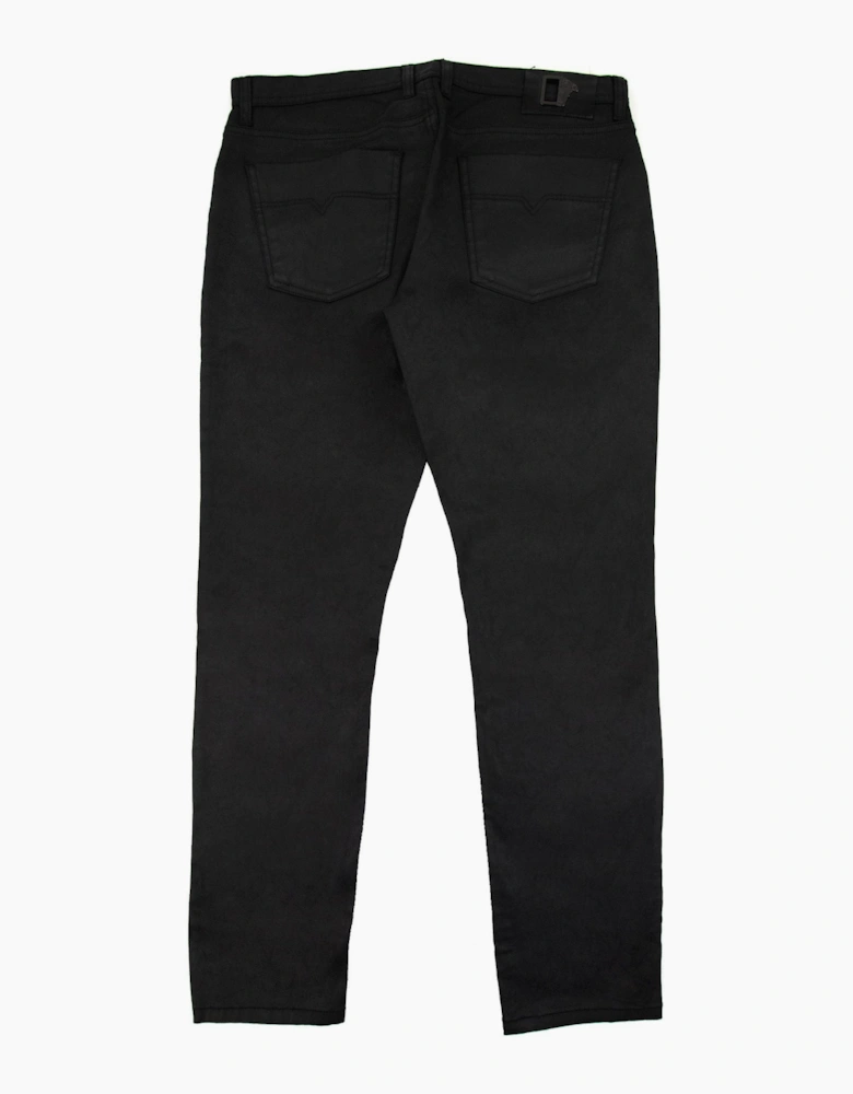 Versace Collection Shiny Material Casual Denim Jean Black