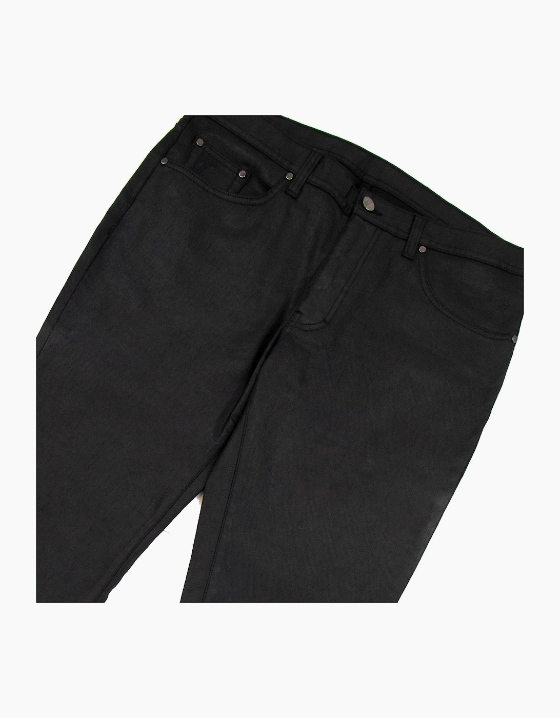 Versace Collection Shiny Material Casual Denim Jean Black