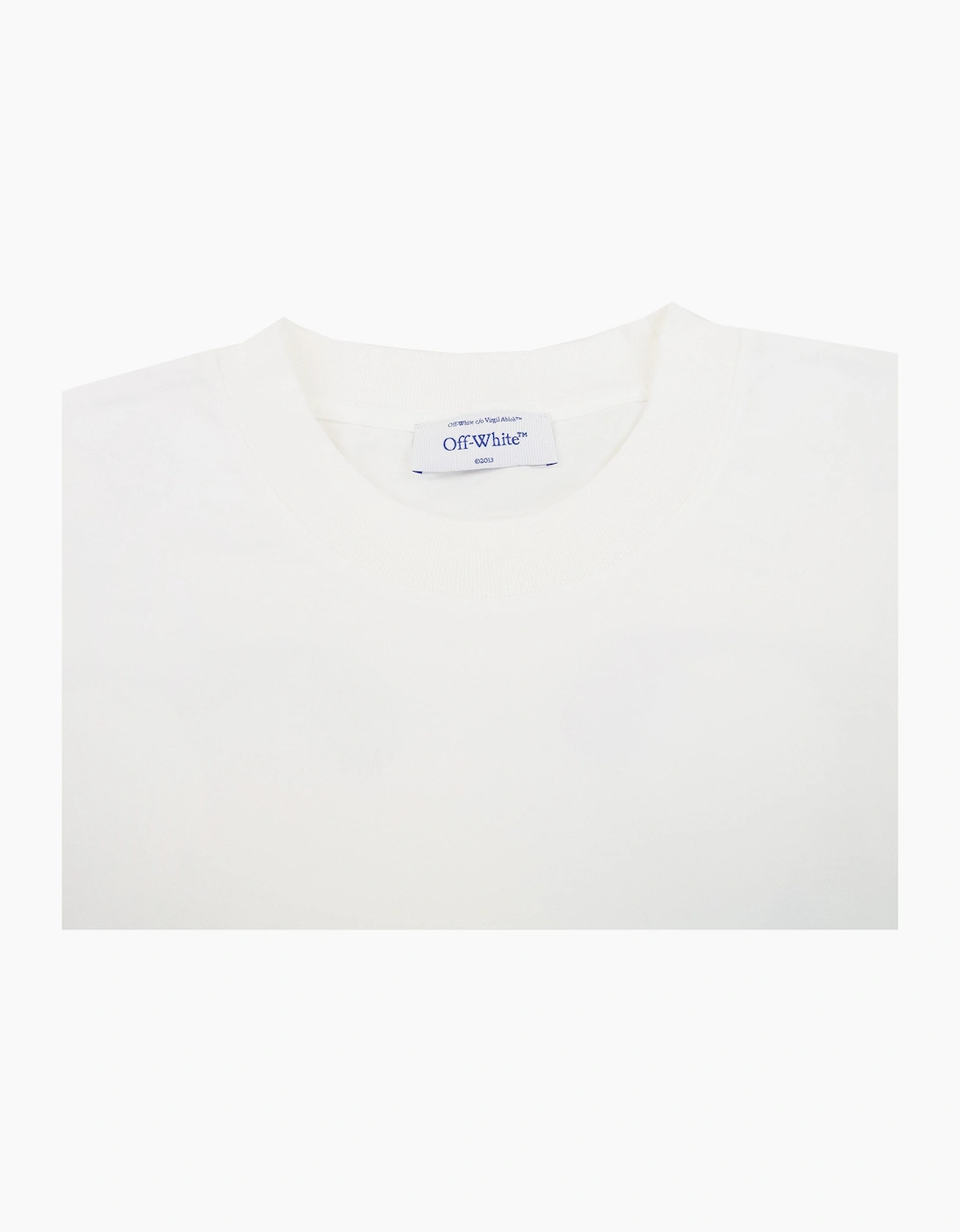 Off White Scratch Arrow Slim S/s T Shirt White/black