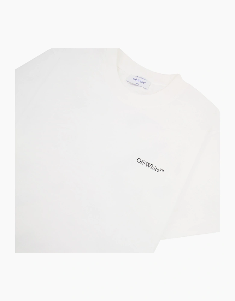 Off White Scratch Arrow Slim S/s T Shirt White/black
