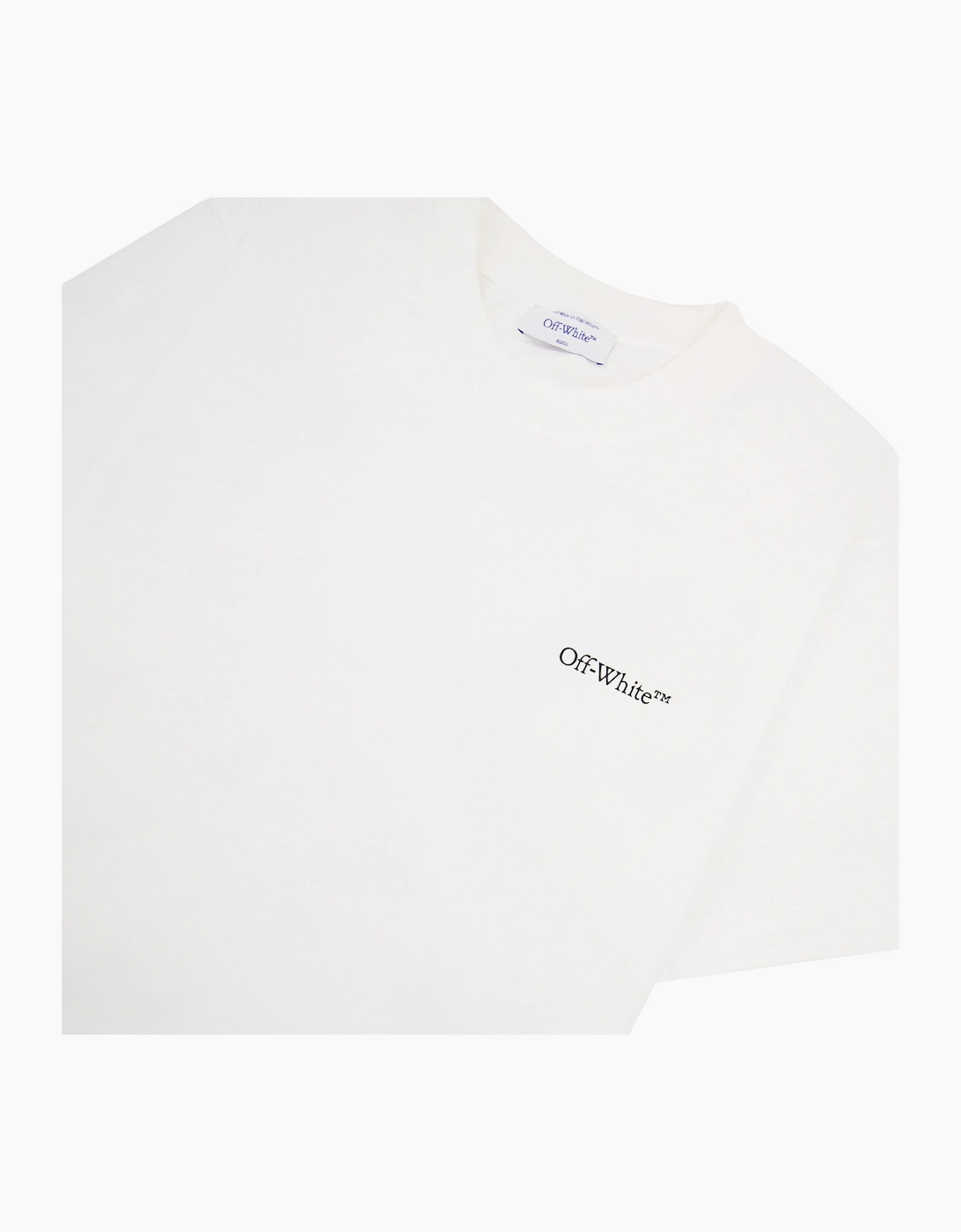 Off White Scratch Arrow Slim S/s T Shirt White/black