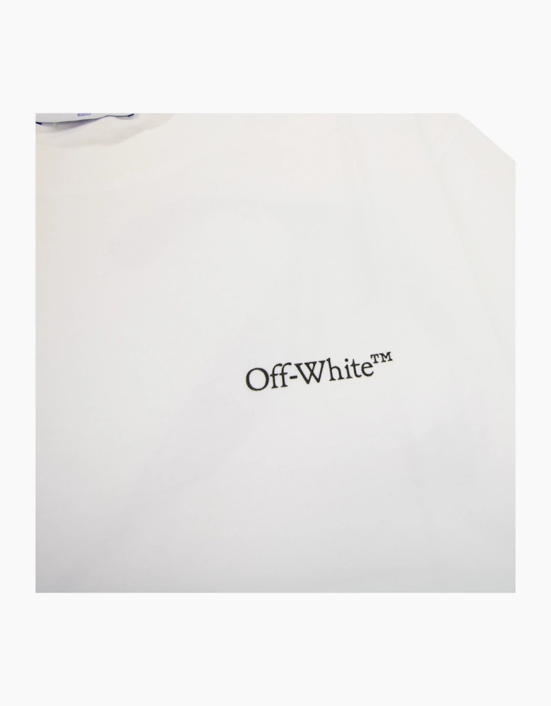 Off White Scratch Arrow Slim S/s T Shirt White/black