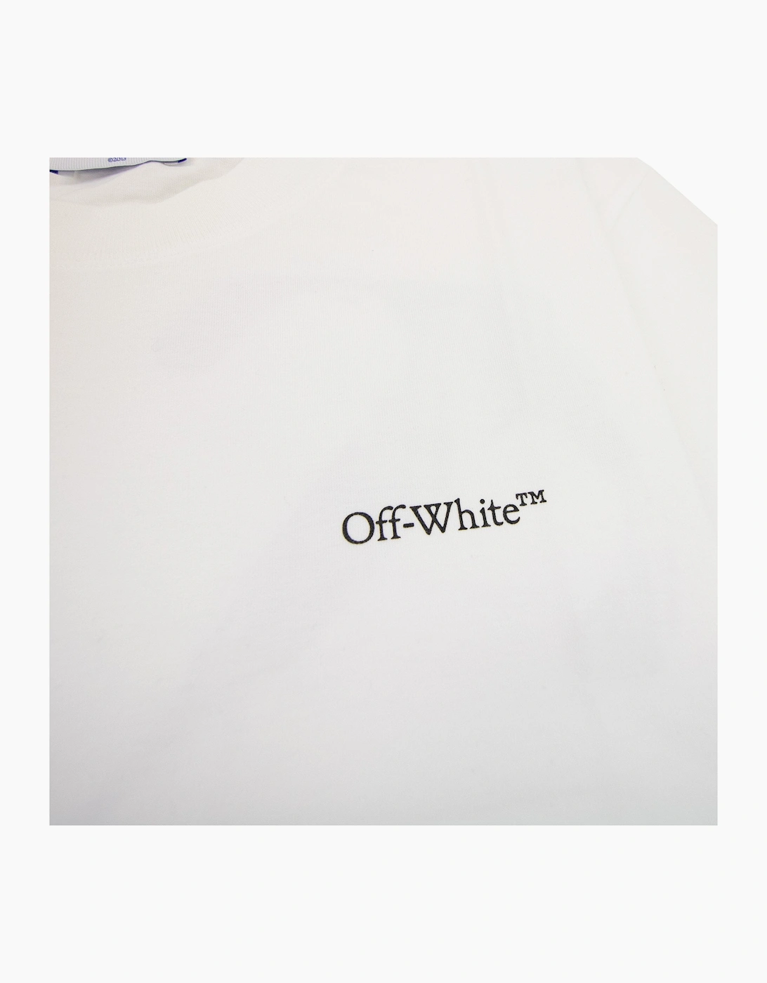 Off White Scratch Arrow Slim S/s T Shirt White/black