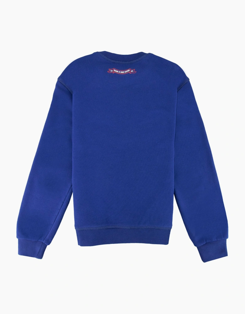 Dsquared2 Kids University Of Dsquared Sweatshirt Blue