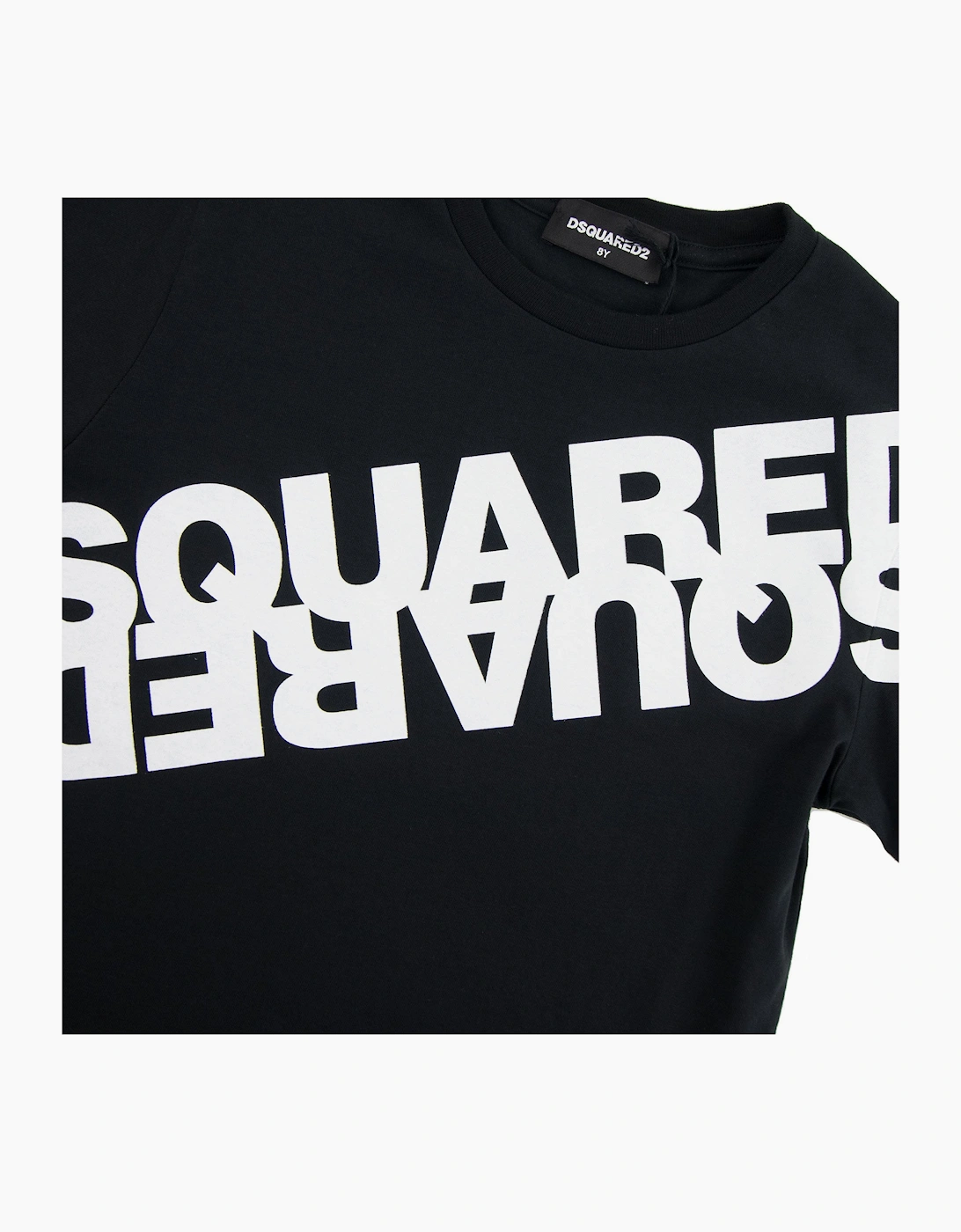 Dsquared2 Kids Mirrored Logo T-shirt Black