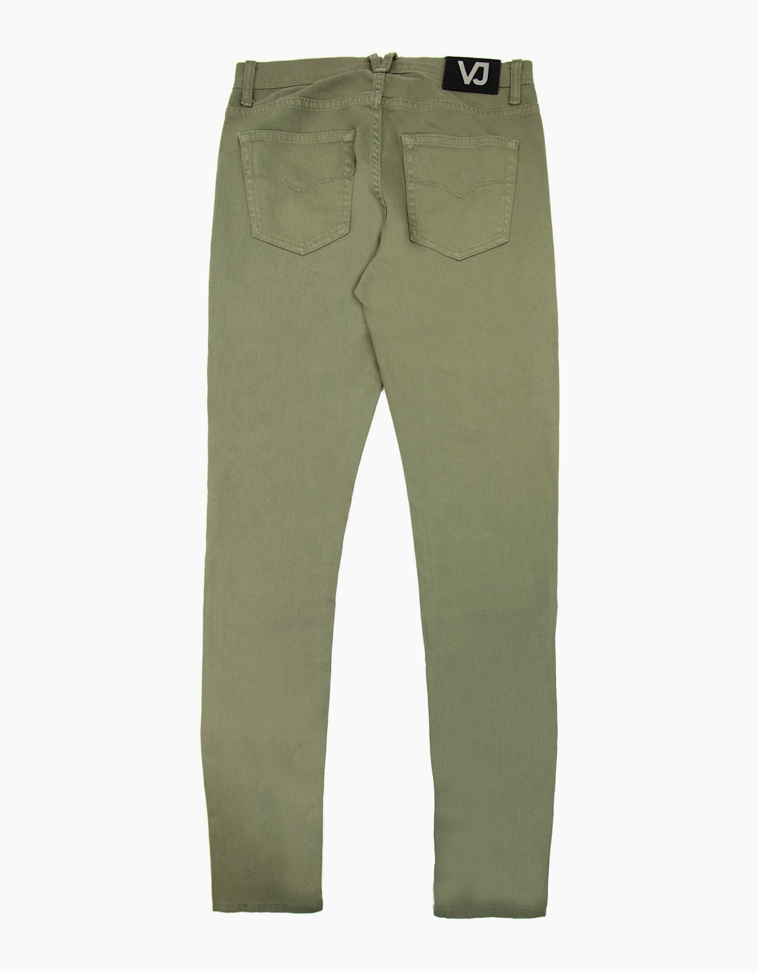 Versace Jeans Vj 5 Pocket Stretch Slim Fit Jean Khaki