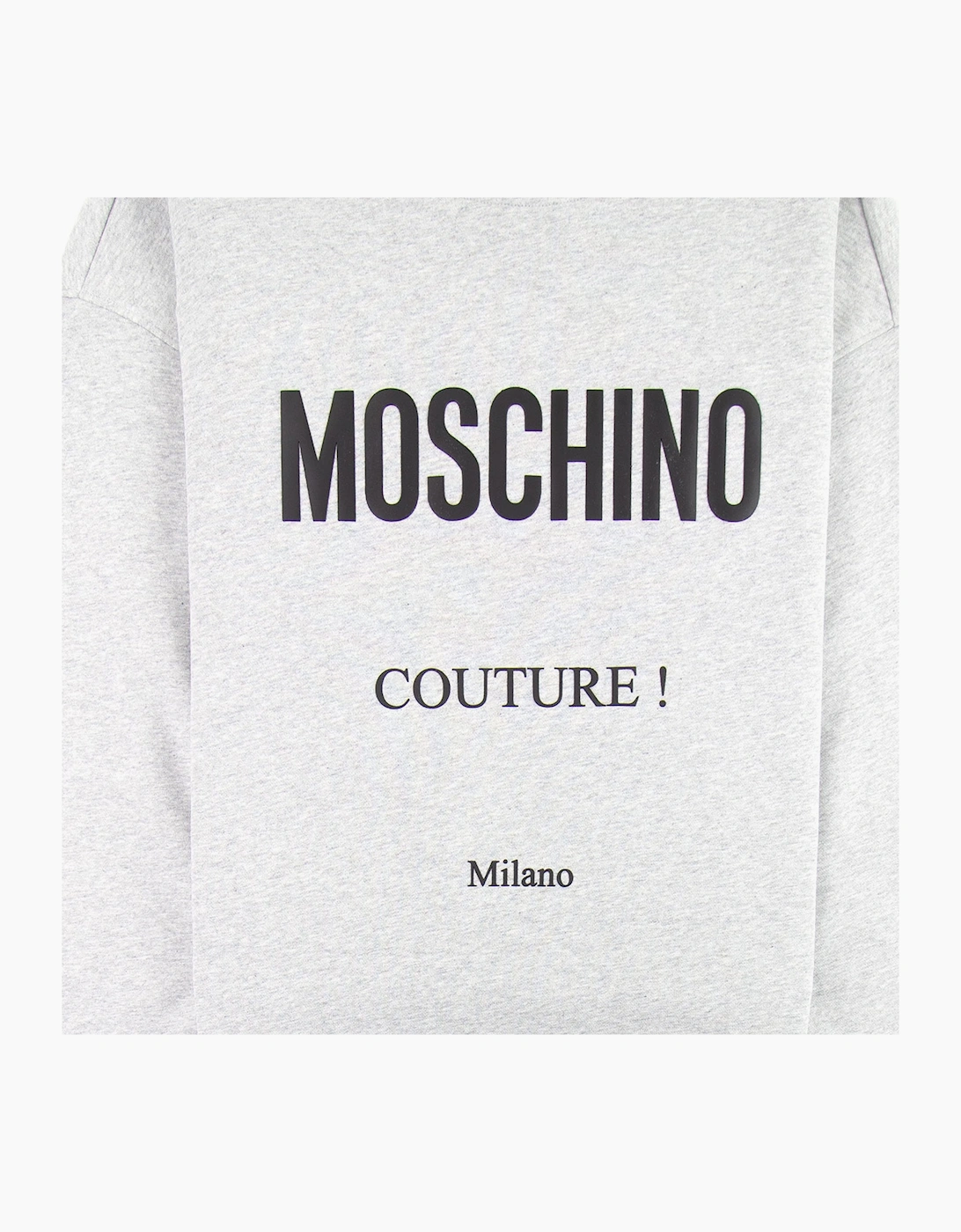 Moschino Couture Cotton Sweatshirt With Logo Grey