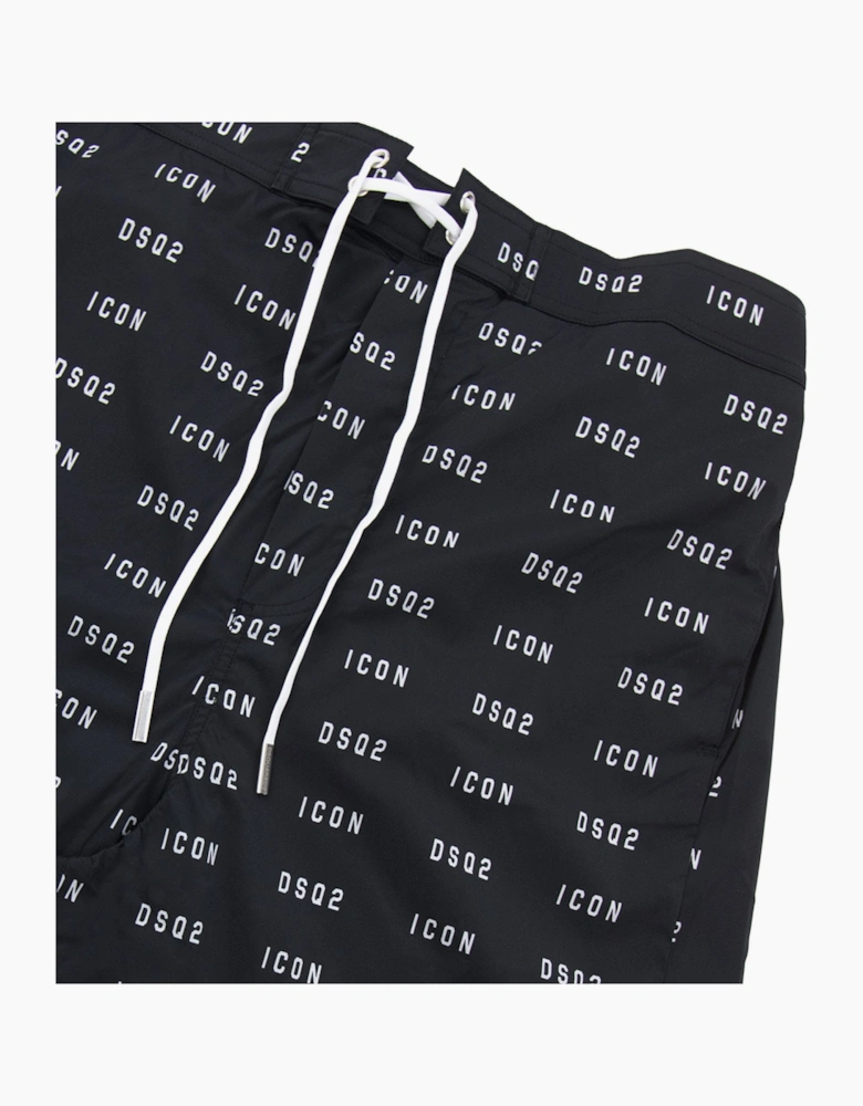 Dsquared2 Logo Swim Shorts Black
