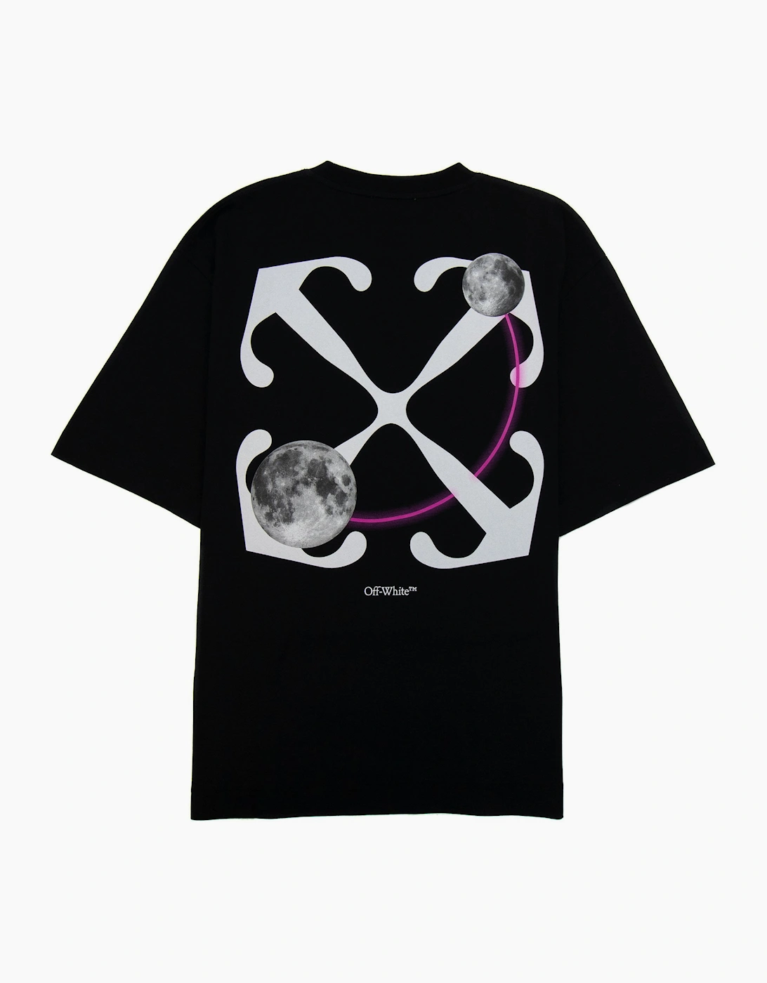 Off White Dbl Moon Arrow Skate S/s T Shirt Black/white
