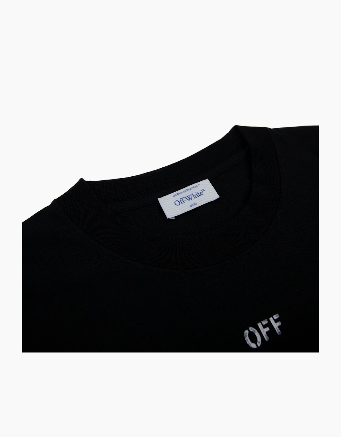Off White Dbl Moon Arrow Skate S/s T Shirt Black/white