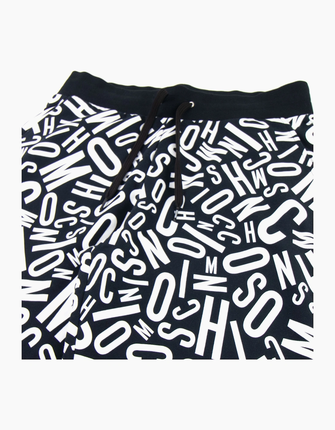 Moschino Underwear All Over Logo Bottoms Black