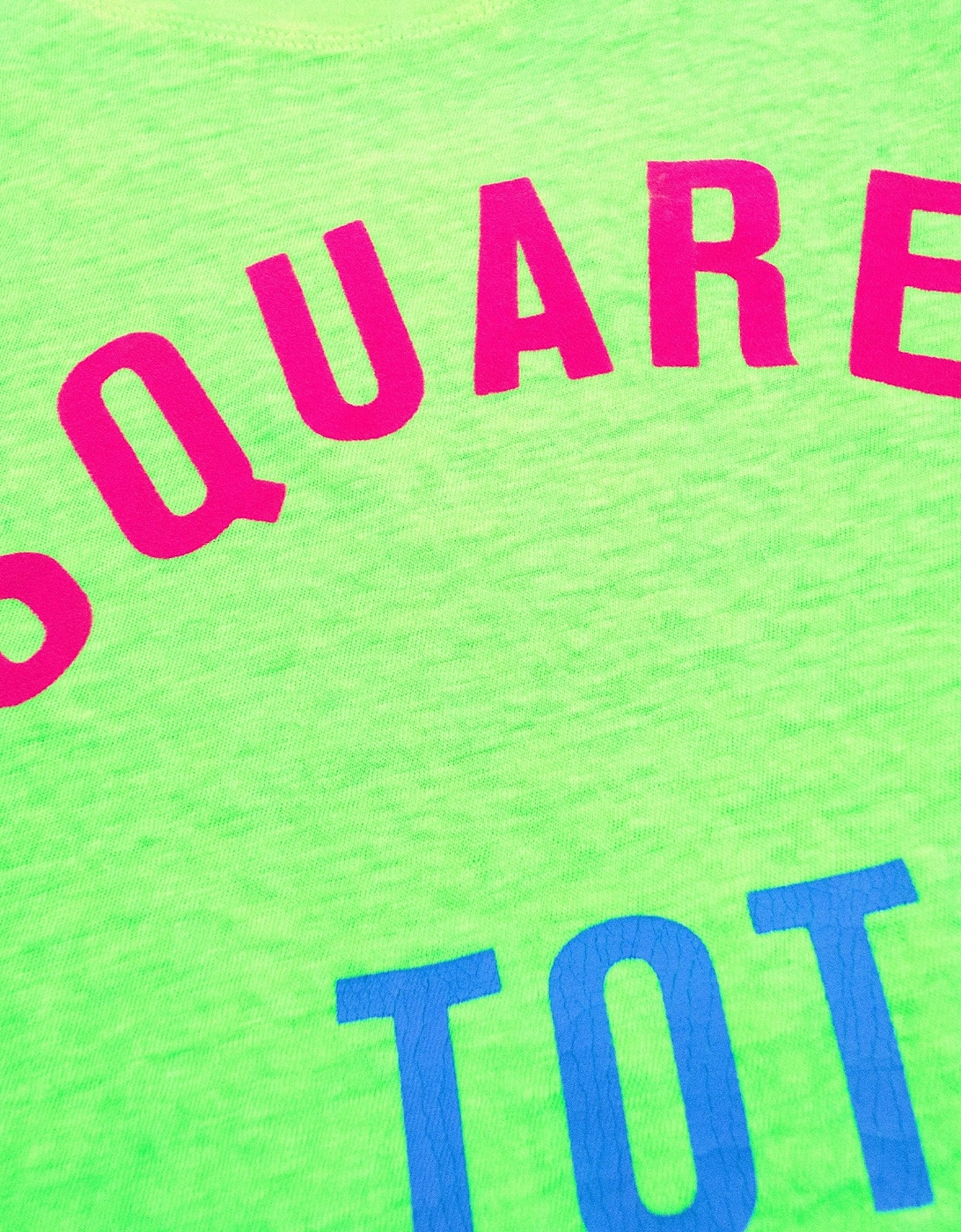 Dsquared2 Total Wave Logo T Shirt Green