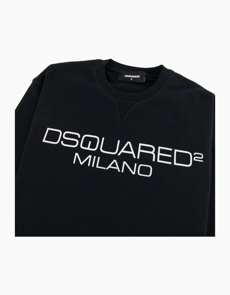 Dsquared2 Milano Crewneck Sweatshirt Black 900