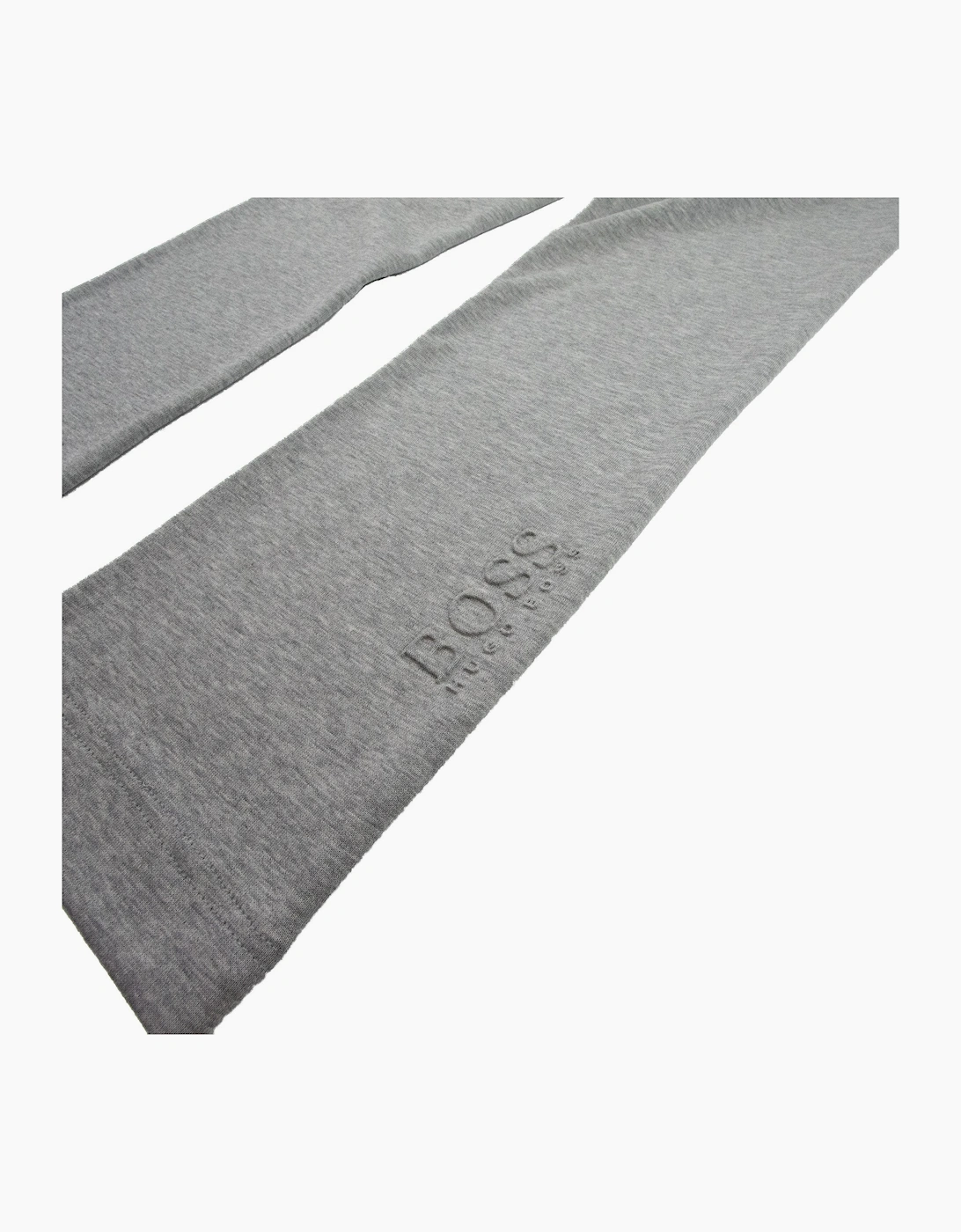 Hugo Boss Hadiko Embossed Logo Straight Cuff Tracksuit Bottoms Grey