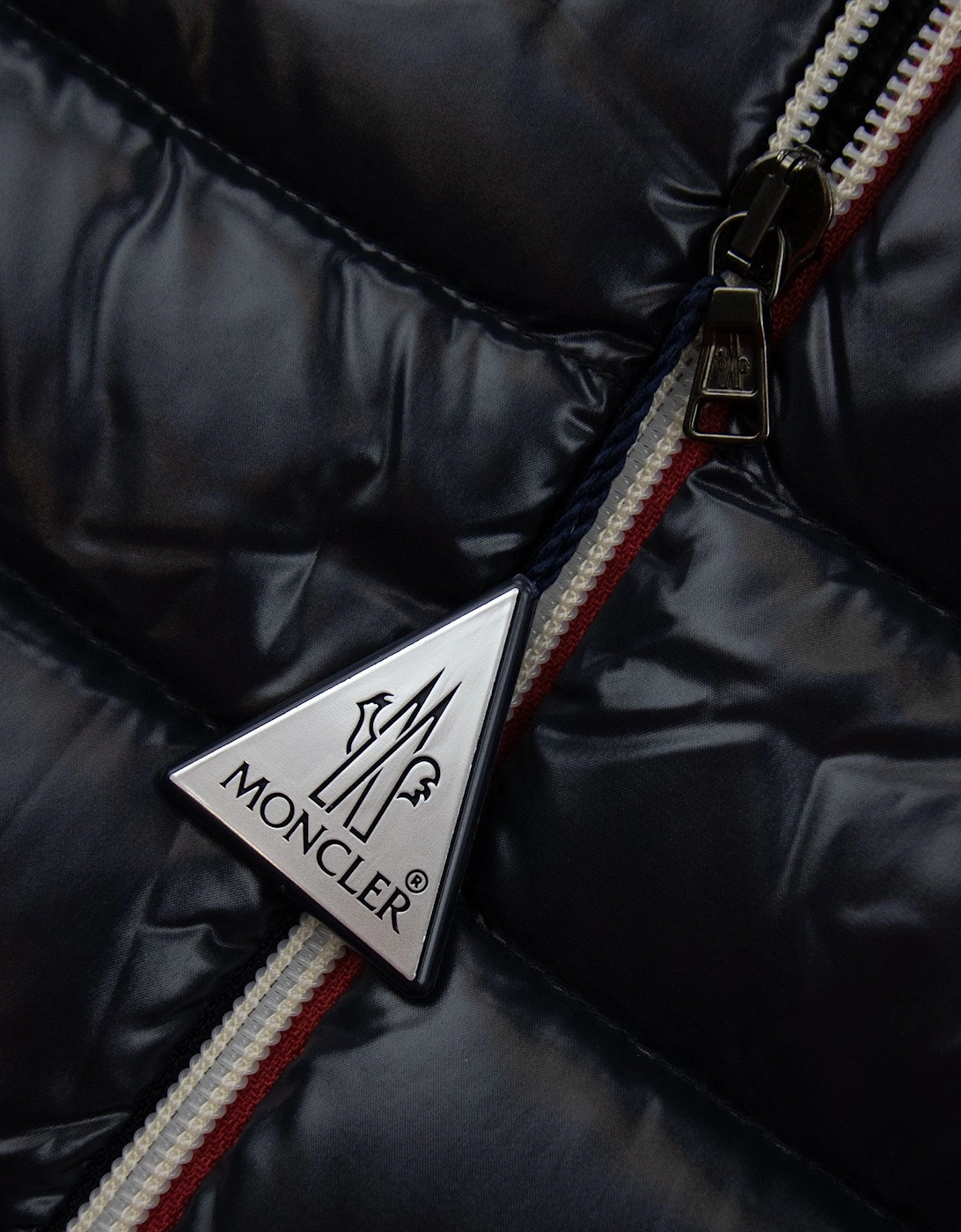 Moncler Junior New Aubert Hooded Down Jacket Navy 742