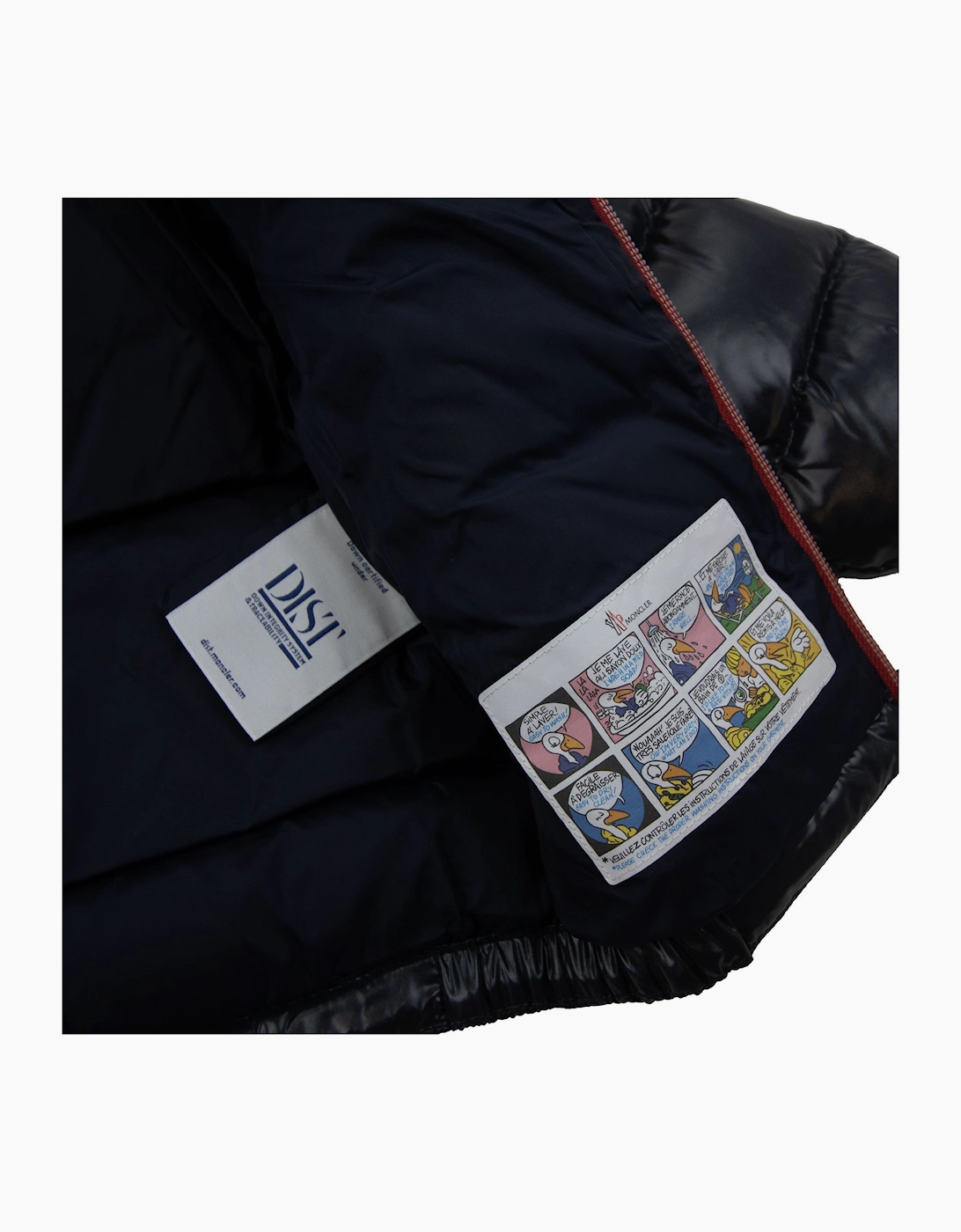 Moncler Junior New Aubert Hooded Down Jacket Navy 742