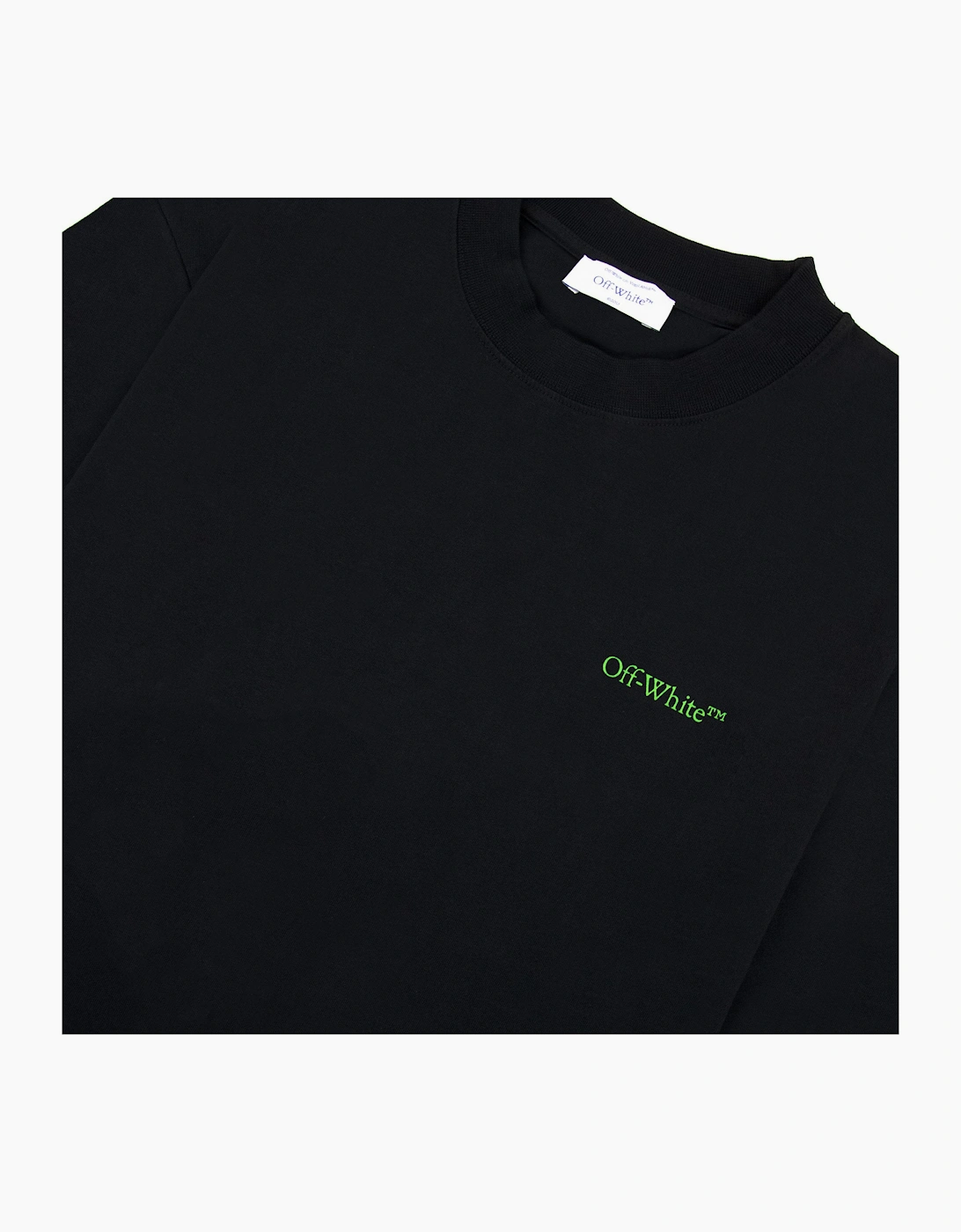 Off White Moon Cam Arrow Skate S/s T Shirt Black/green