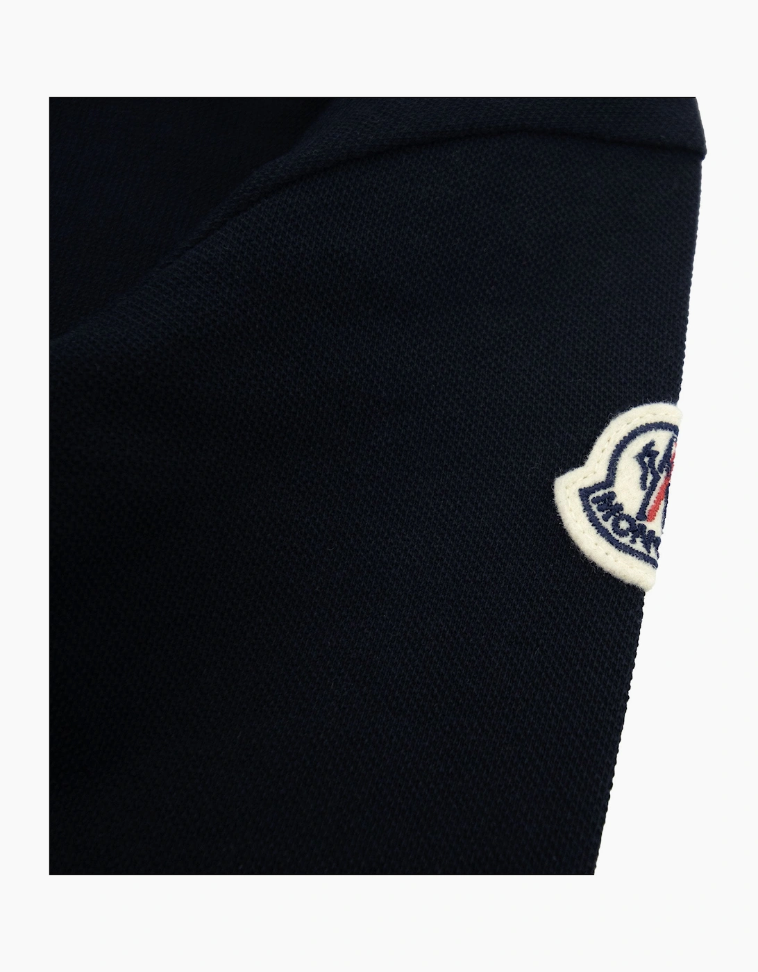 Moncler Junior Cotton Piquet Polo Dress Navy 778
