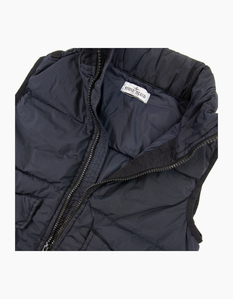 Stone Island Junior Q0123 Garment Dyed Crinkle Reps R-ny Down Navy V0020