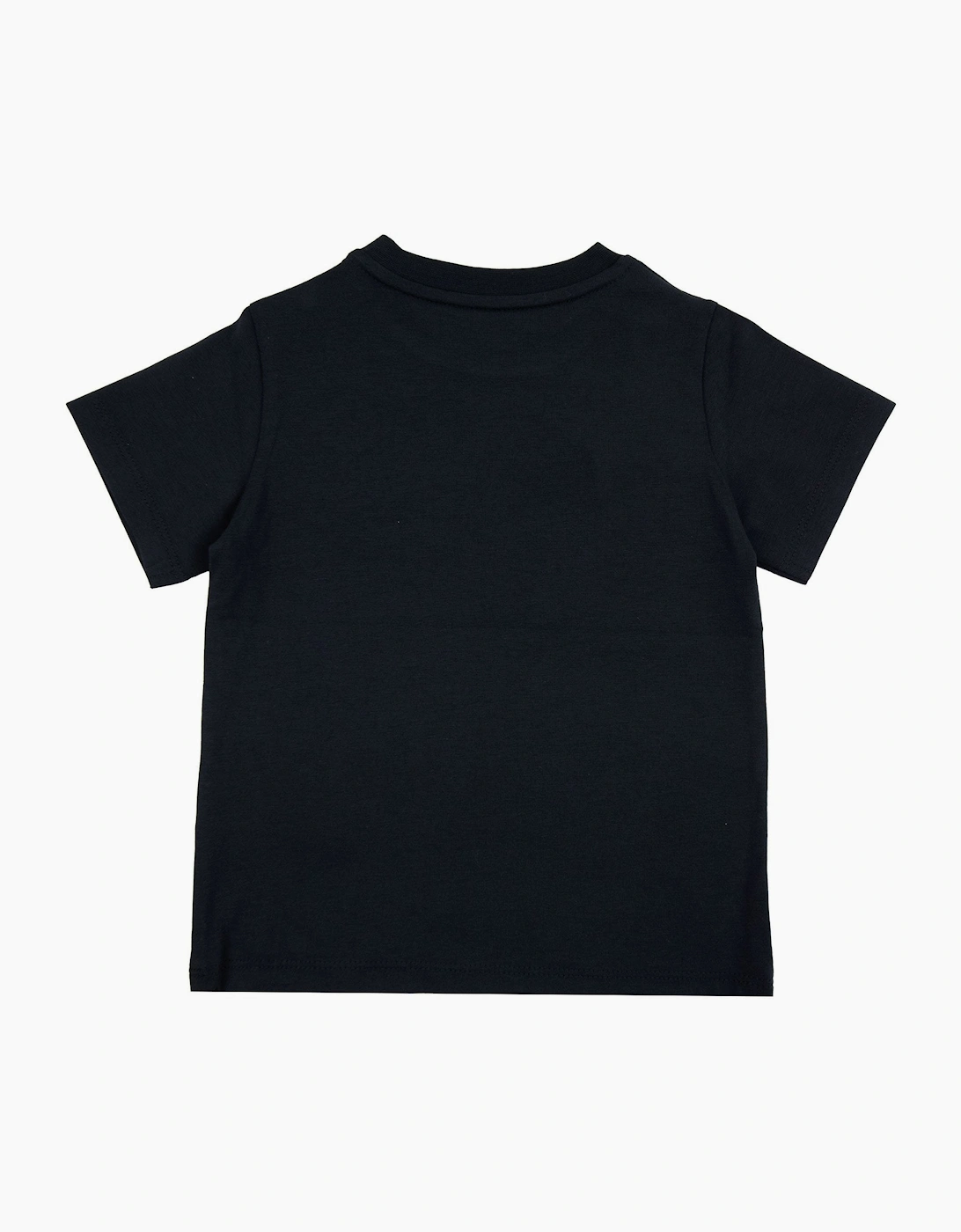 Moncler Junior Logo Jersey T-shirt Navy 778
