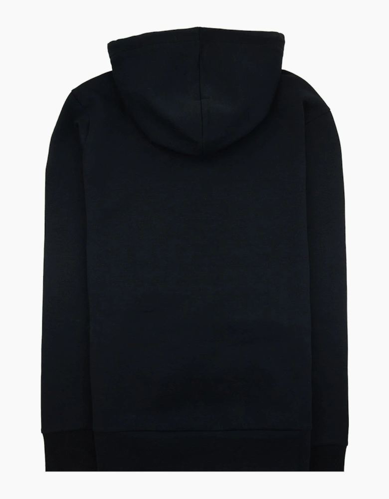 Hugo Boss Soody Stretch-cotton Hoodie With Sandwich Logo Black 001