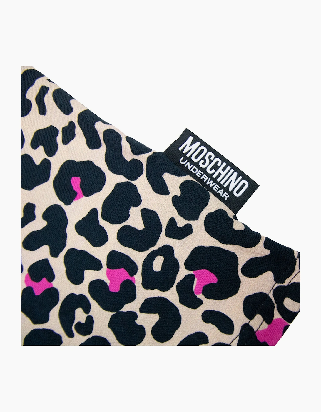 Moschino Underwear Leopard Print T Shirt Camel/black 1003