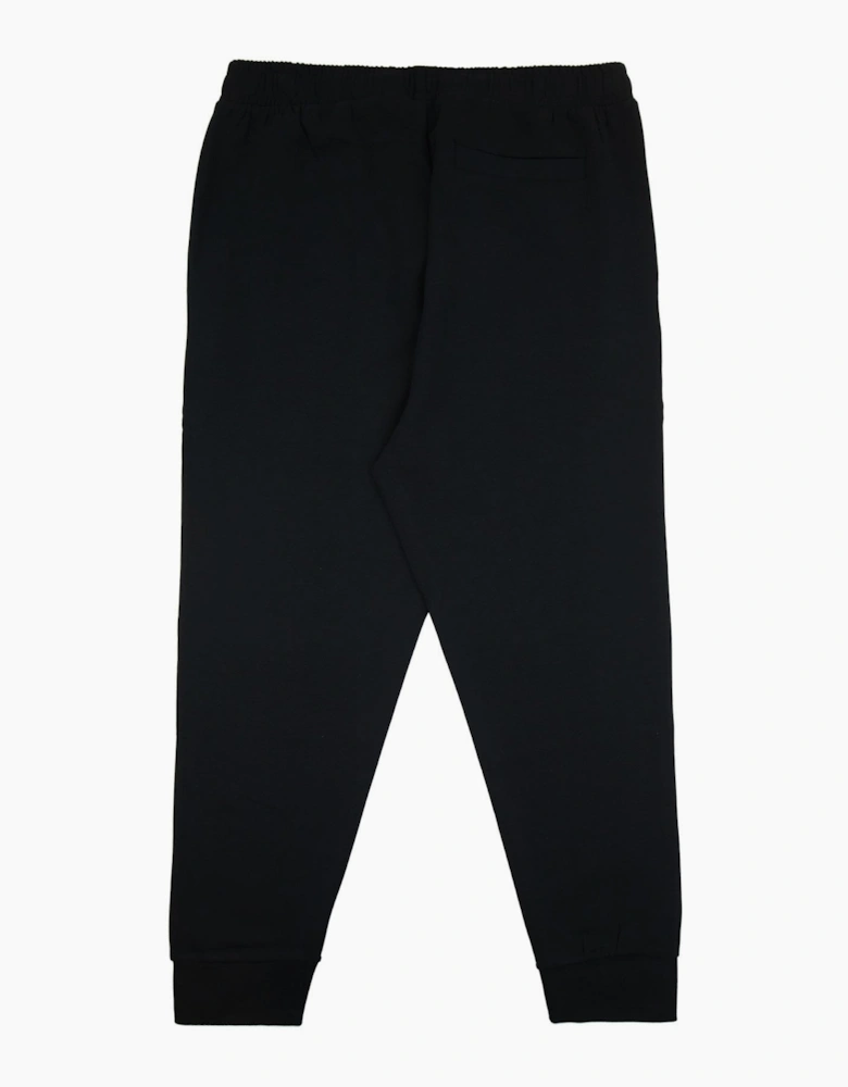 Hugo Boss Hadiko Stretch-cotton Tracksuit Bottoms With Logo Print Black 001