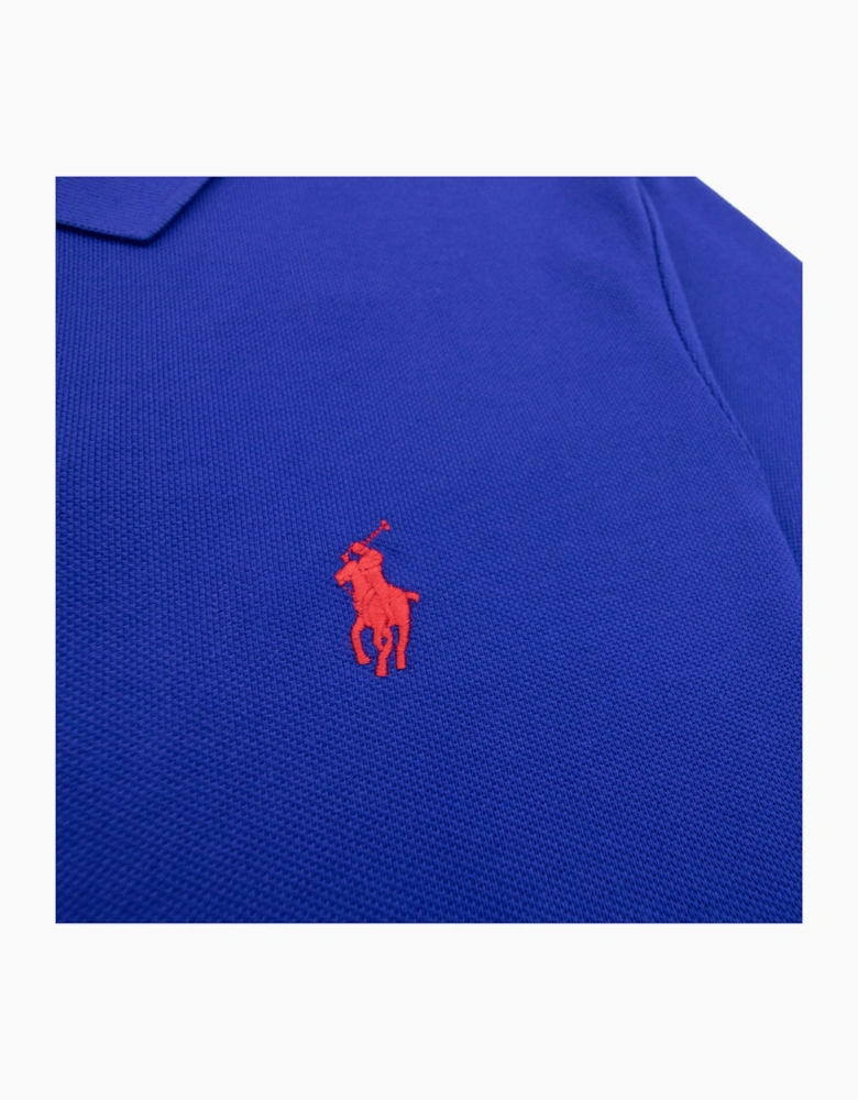 Polo Ralph Lauren Custom Slim Fit Polo Blue