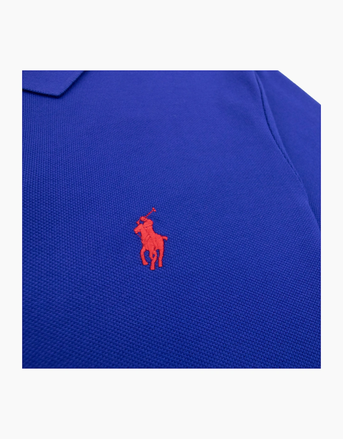 Polo Ralph Lauren Custom Slim Fit Polo Blue