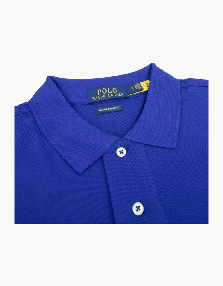 Polo Ralph Lauren Custom Slim Fit Polo Blue