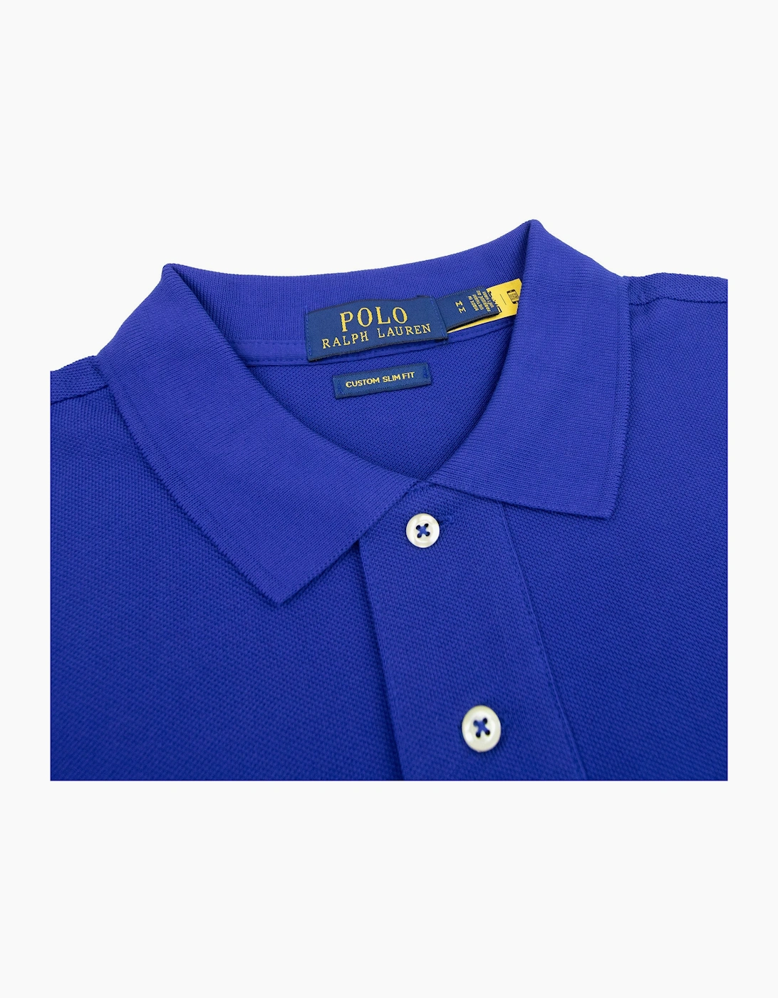 Polo Ralph Lauren Custom Slim Fit Polo Blue