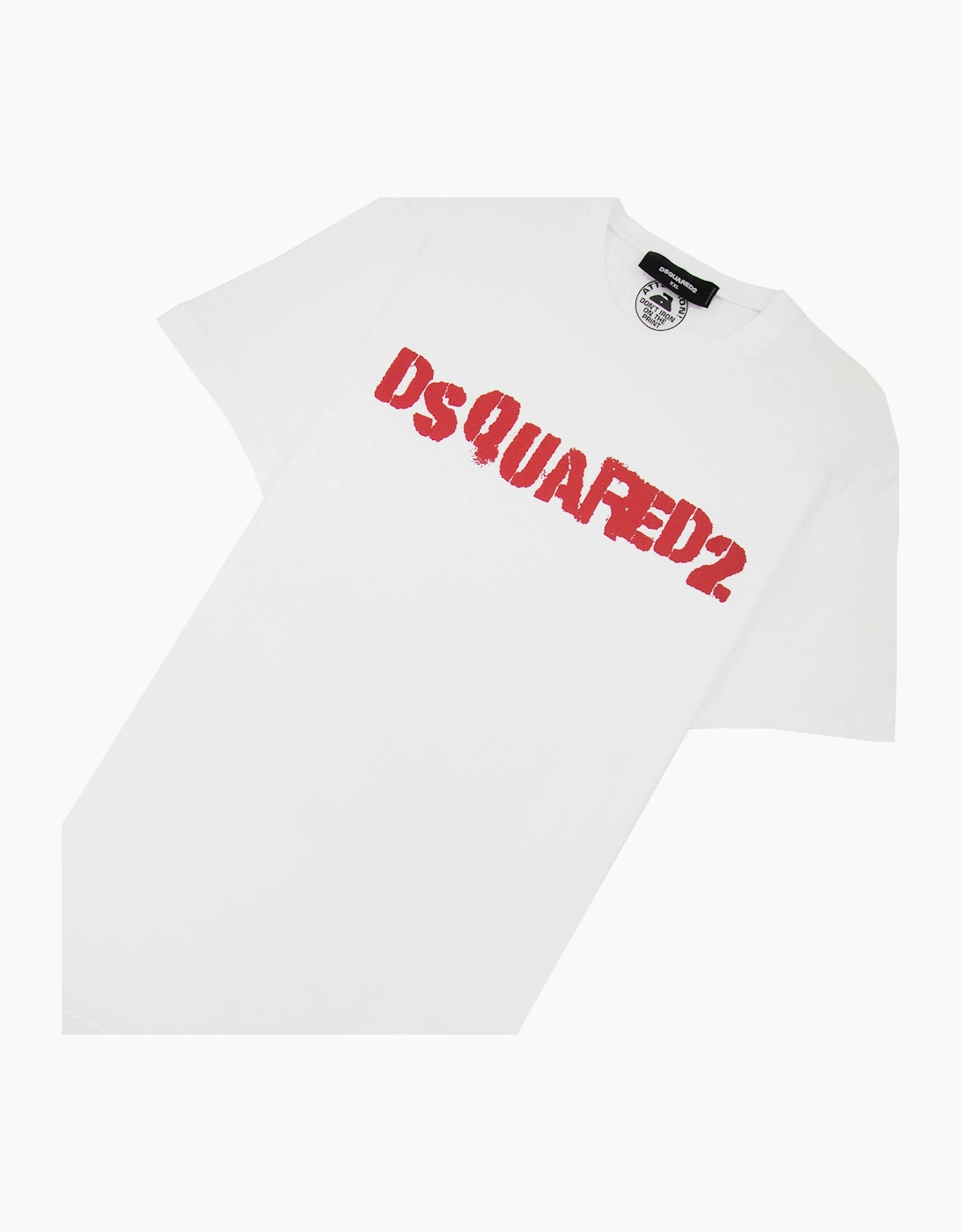 Dsquared2 Logo Print T Shirt White 100