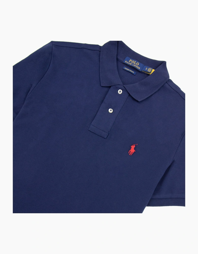 Polo Ralph Lauren Custom Slim Fit Polo Navy