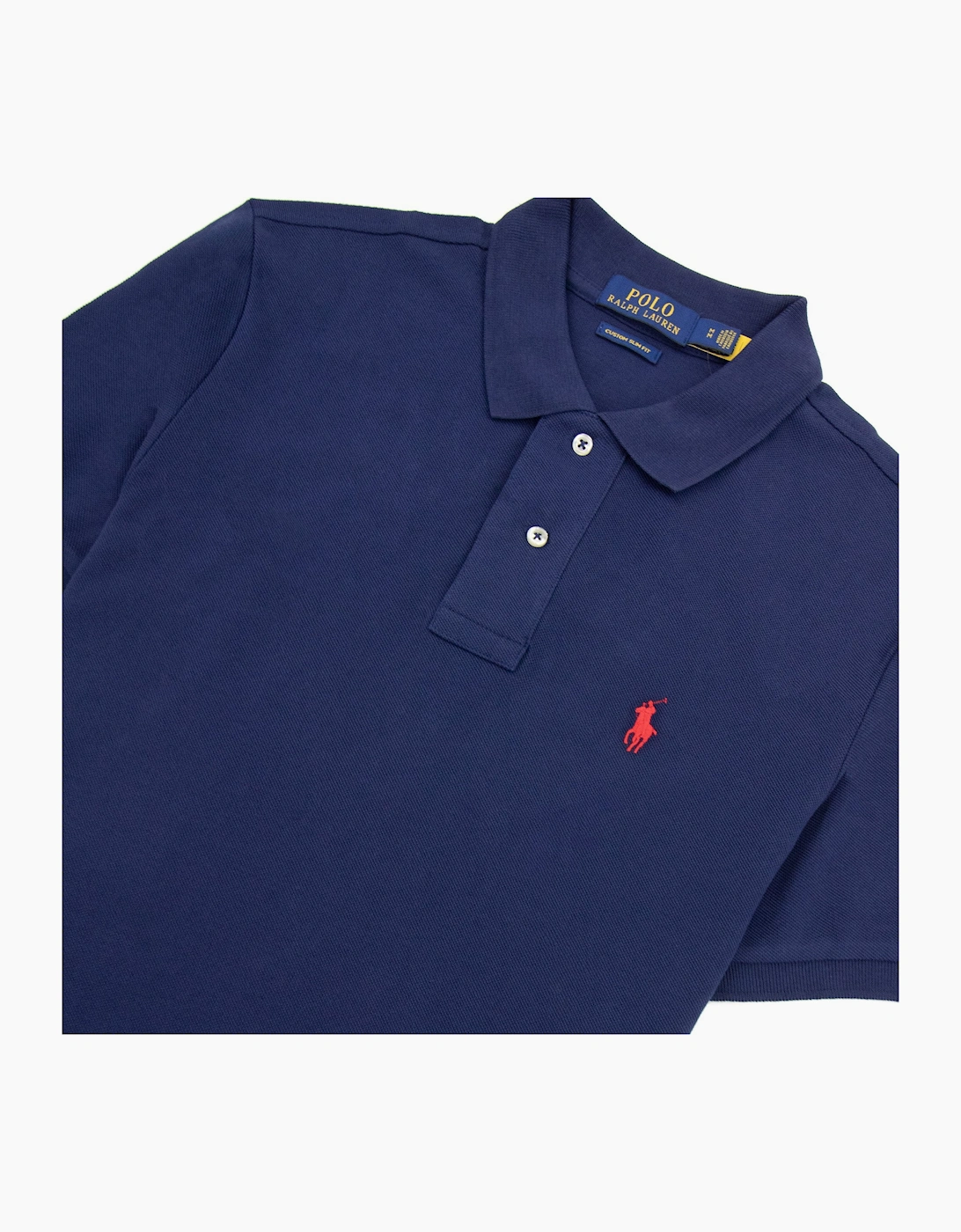 Polo Ralph Lauren Custom Slim Fit Polo Navy