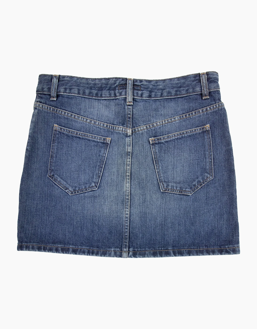 Burberry Woman Check Pocket Denim 190skirt Denim