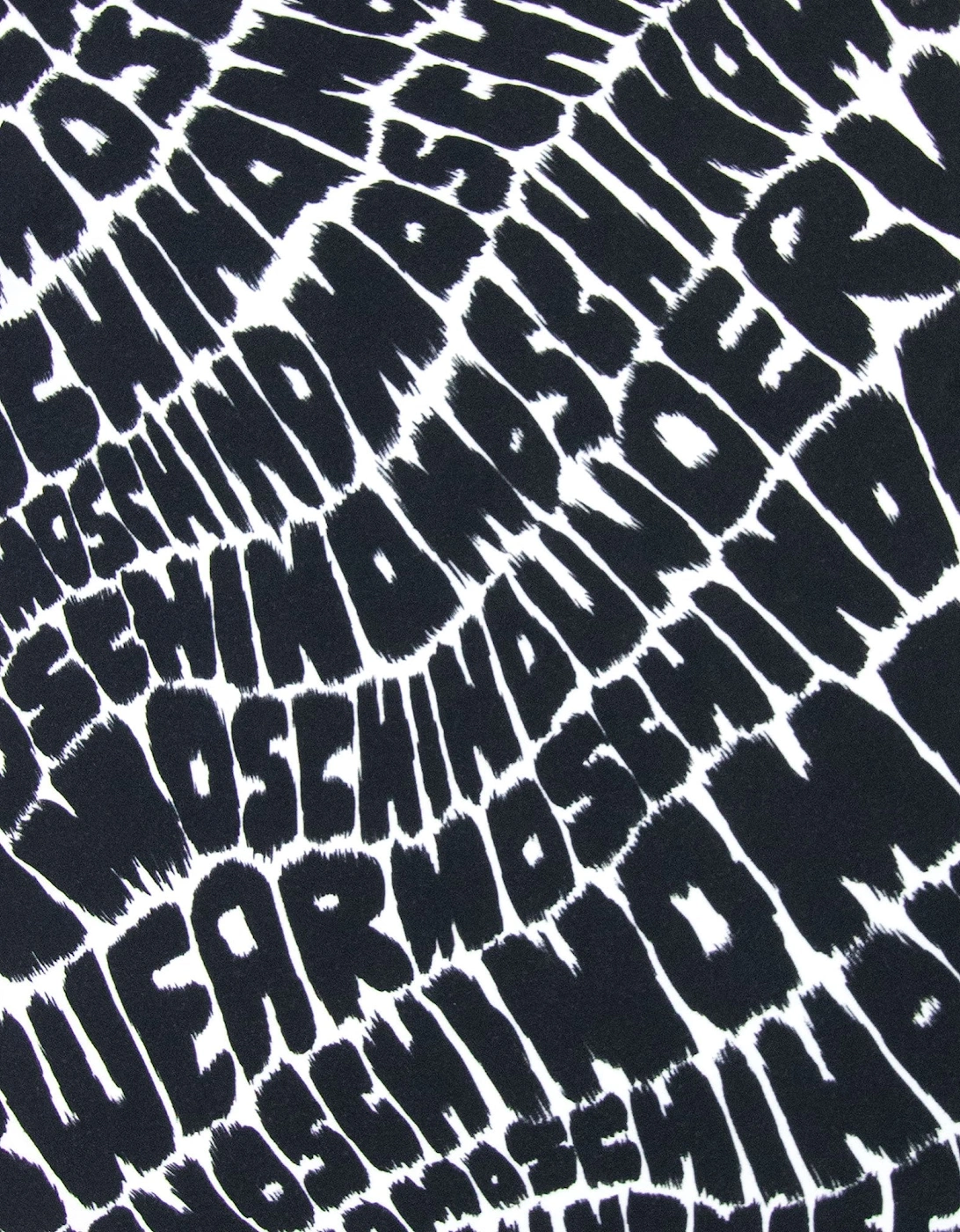 Moschino Underwear All Over Logo T-shirt Black