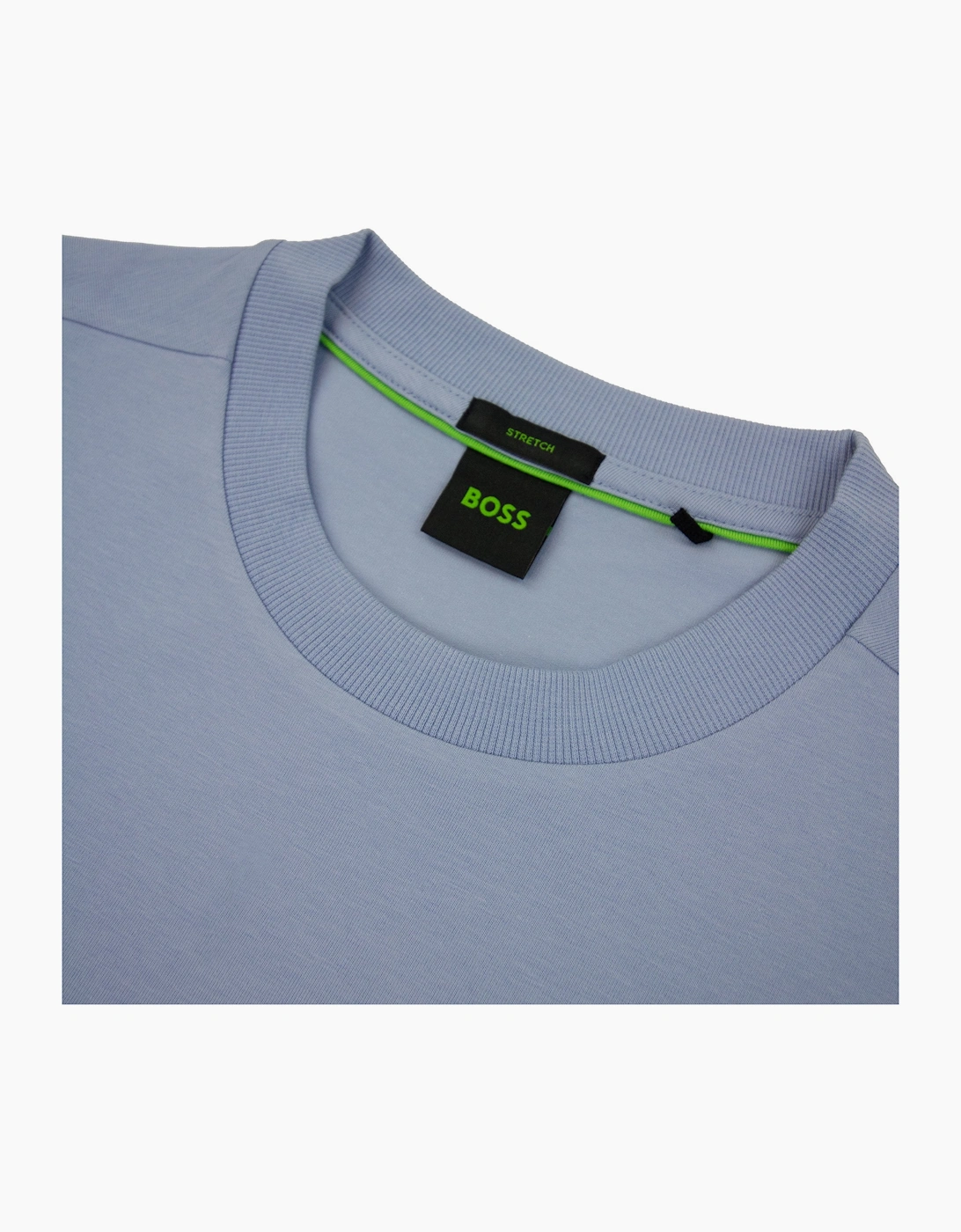 Hugo Boss Contrast Printed Logo Tee Sky Blue