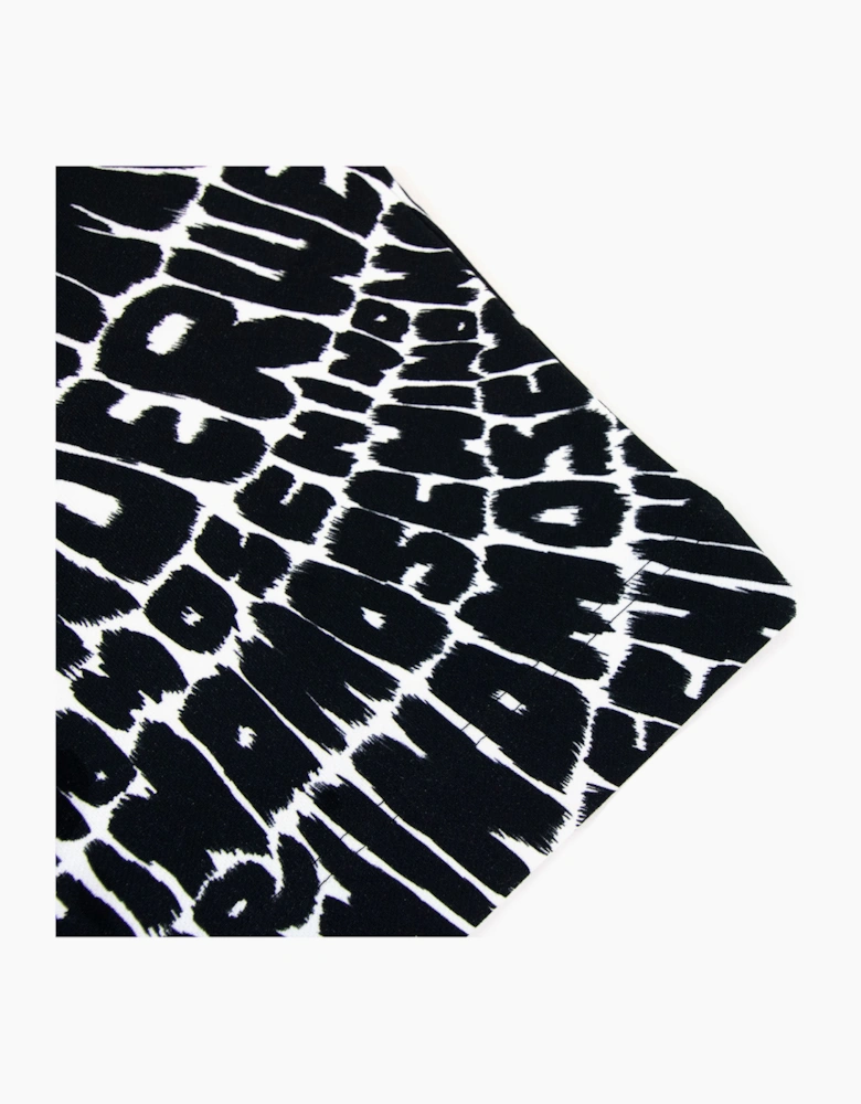 Moschino Underwear All Over Logo Shorts Black